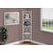Monarch Specialties Bookshelf, Bookcase, Etagere, Corner, 4 Tier, 62"H, Office, Bedroom, Metal, Laminate, White I 3613 - alternate 2